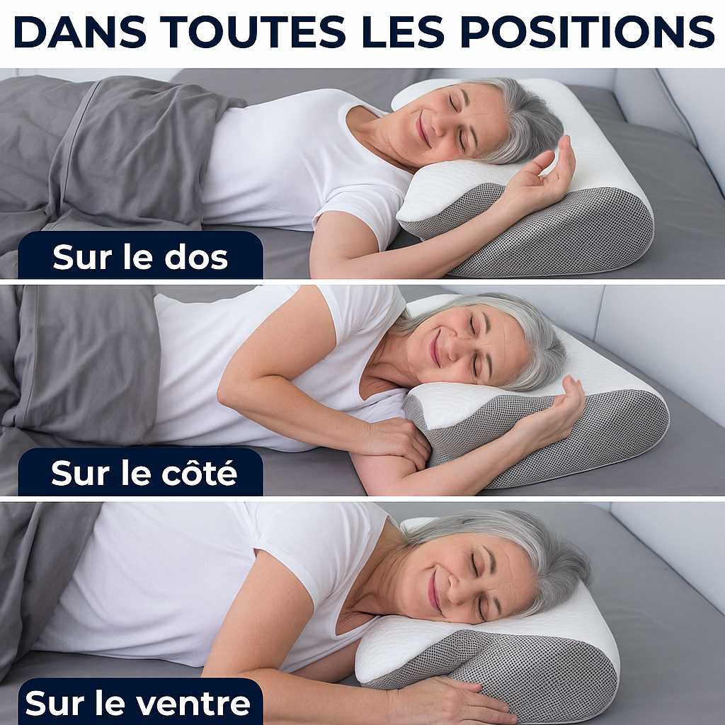 Oreiller ergonomique Honara